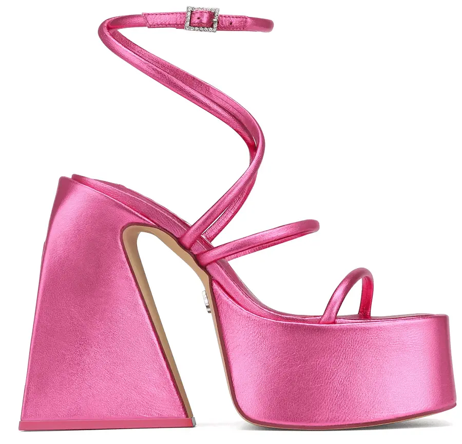 Giày cao gót Naked Wolfe ANGEL 'PINK METALLIC'