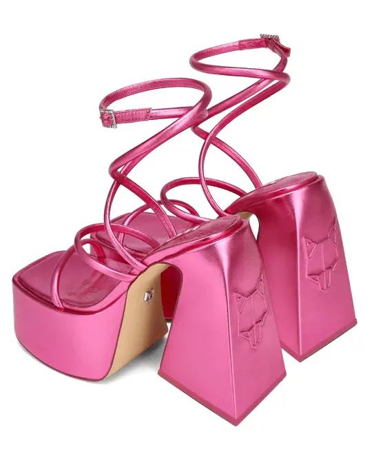 Giày cao gót Naked Wolfe ANGEL 'PINK METALLIC' - Ảnh 3