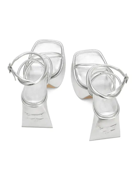 Giày cao gót Naked Wolfe ANGEL 'SILVER METALLIC' - Ảnh 5