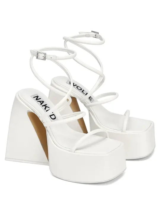 Alternative view of Giày cao gót Naked Wolfe ANGEL 'WHITE LEATHER'