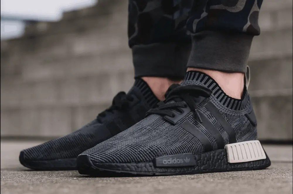 Giày Adidas NMD R1 Primeknit 'Pitch Black' AQ1248 - Ảnh 5