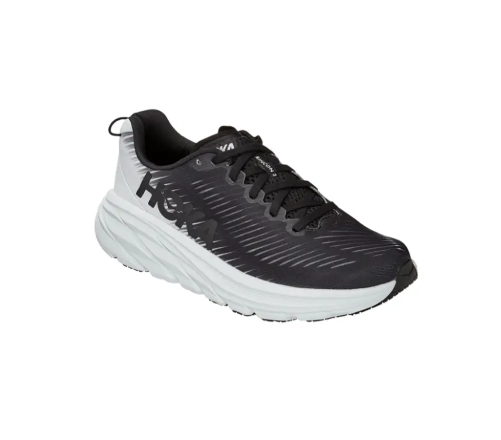 Alternative view of Giày Hoka One One Rincon 3 'Black White' 1119396-BWHT