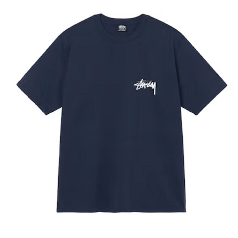 Áo Stussy SS22 Fuzzy Dice Tee 'Navy' 1904765-NAV
