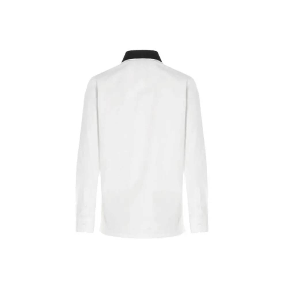 Áo Fendi FF Collar Shirt 'White' FS0751AF03F0QA0 - Ảnh 5