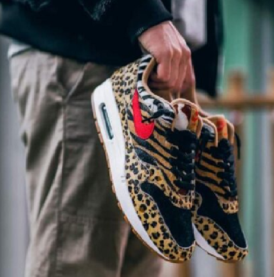 Giày Nike Air Max 1 DLX x Atmos ‘Animal Pack’ 2018 AQ0928-700 - Ảnh 4