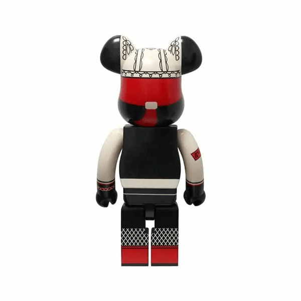 Mô Hình Bearbrick Anna Sui Red & Beige - Ảnh 3
