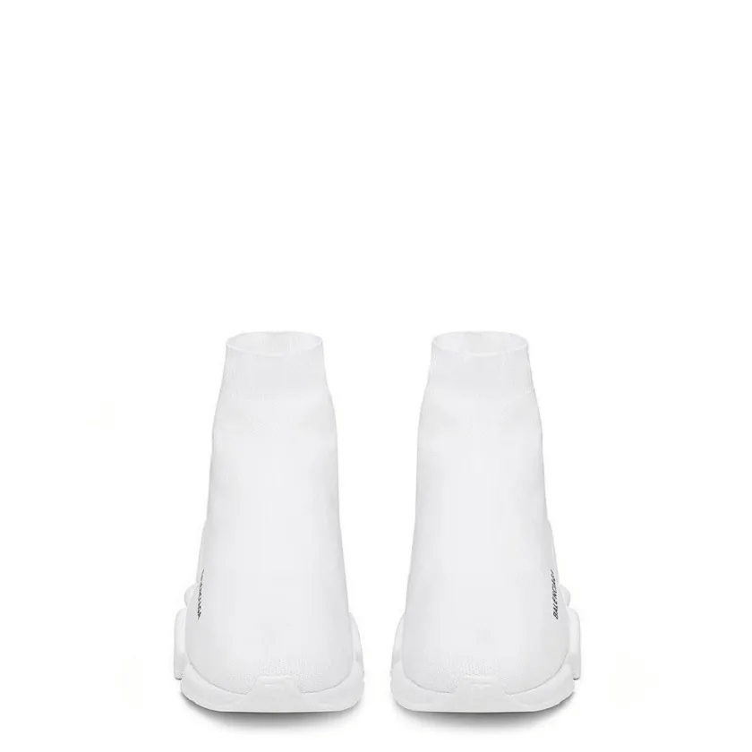 Giày Balenciaga Speed Trainer Mid 'Triple White' 458653-W05G0-9000 - Ảnh 4