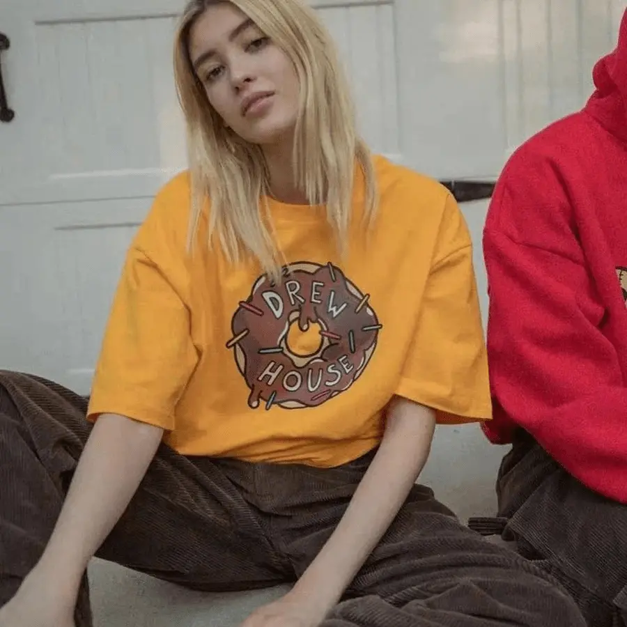 Áo Drew House Donut SS Tee Golden Yellow - Ảnh 4