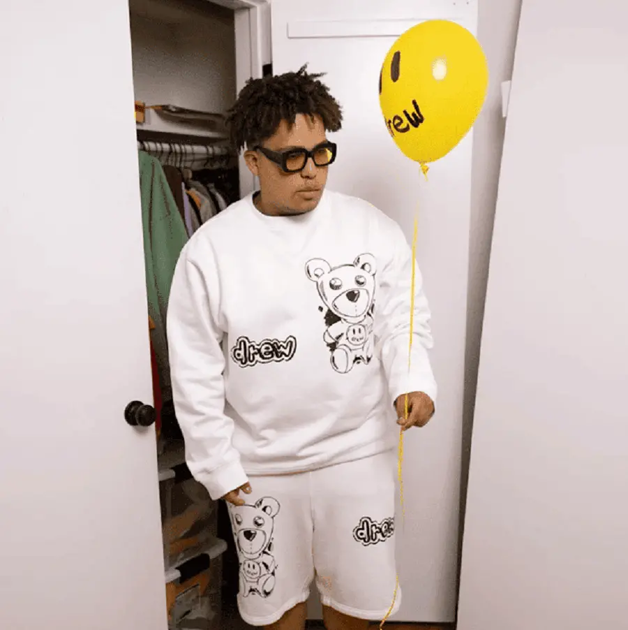 Áo Drew House Theordore Sketch Crewneck Off White - Ảnh 4