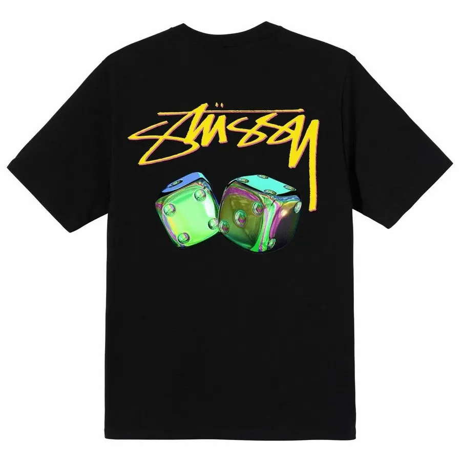 Alternative view of Áo Stussy Iridescent Dice T-shirt 'Black'