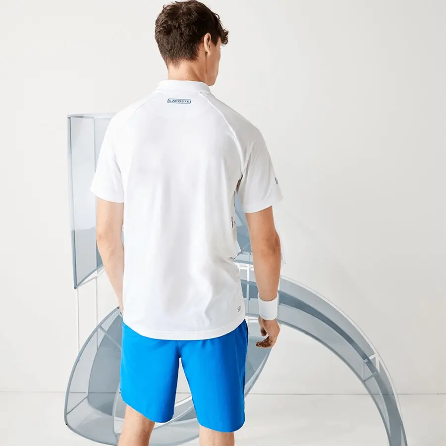 Alternative view of Áo Lacoste Novak Djokovic Tee White TH3882-AU8