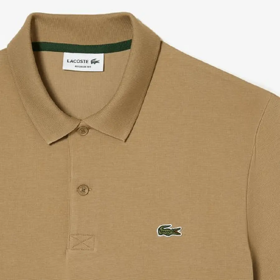 Alternative view of Áo Lacoste Polo Regular 'Beige' DH0783-CB8