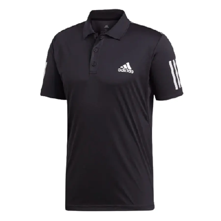 Áo Adidas 3 Stripes Club Polo Shirt Black DU0848
