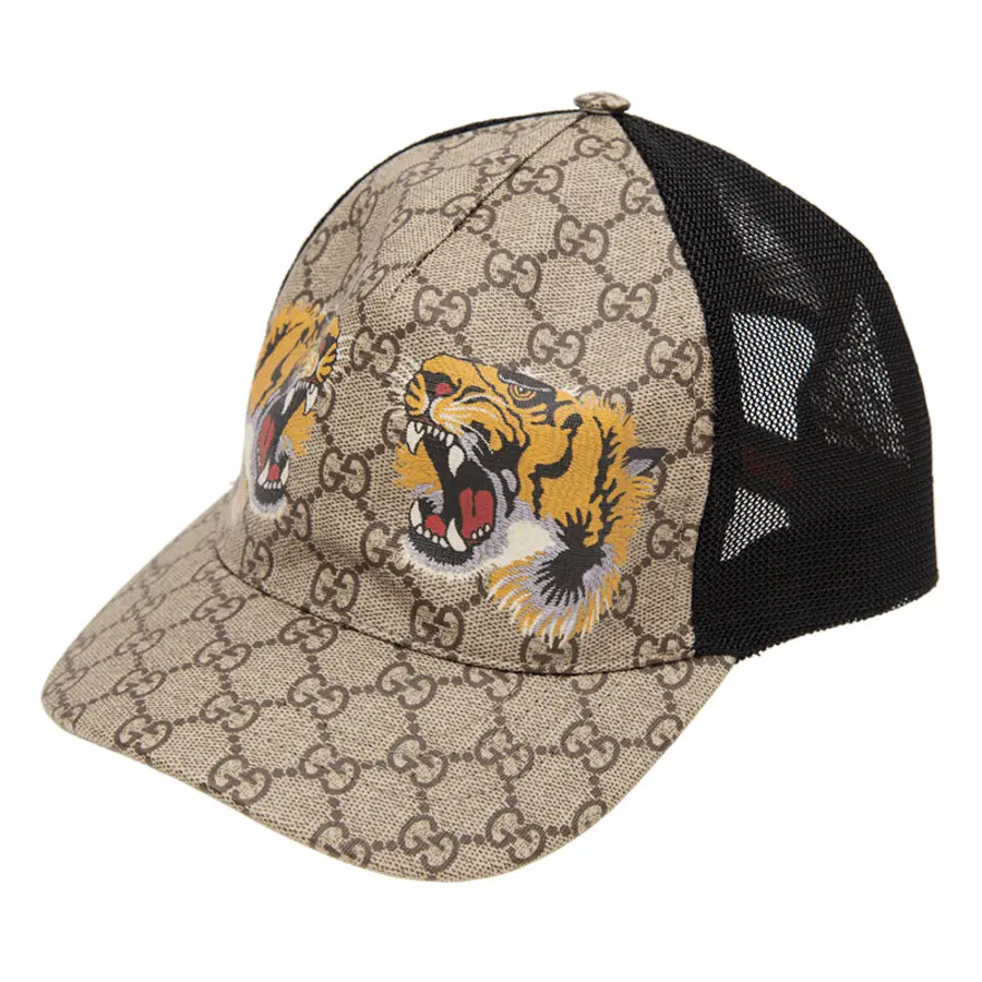 Alternative view of Mũ Gucci Tiger Monogram Cap 'Beige' 426887-4HB13-2160