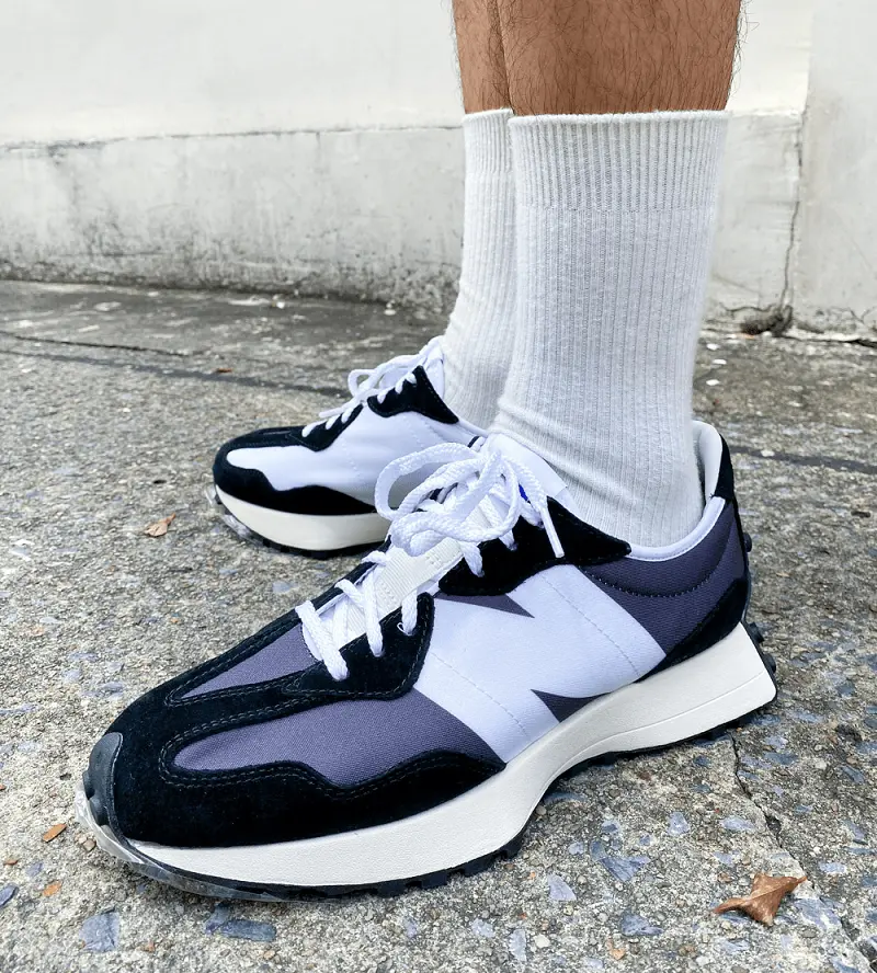 Giày New Balance 327 'Black White' MS327LB1 - Ảnh 6