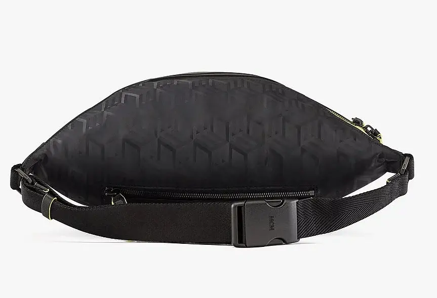 Alternative view of Túi MCM Après-Ski Fursten Belt Bag in Cubic Jacquard Nylon MMZCSSX01BK001