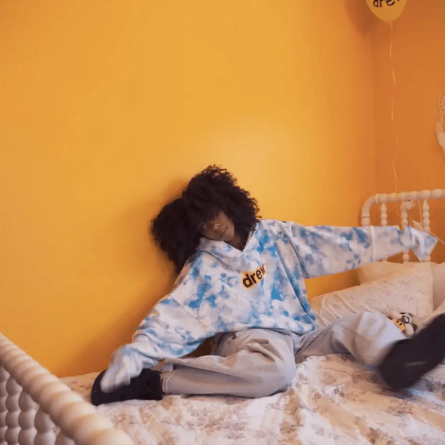 Alternative view of Áo Drew House Secret Deconstructed Hoodie Cloud
