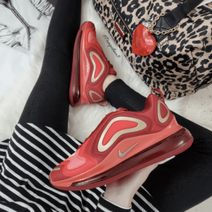 Alternative view of Giày Nike Air Max 720 GS 'Crimson Gold' AQ3195-600