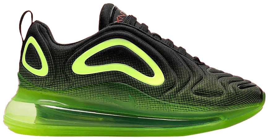 Giày Nike Air Max 720 GS 'Black Volt' AQ3196-005