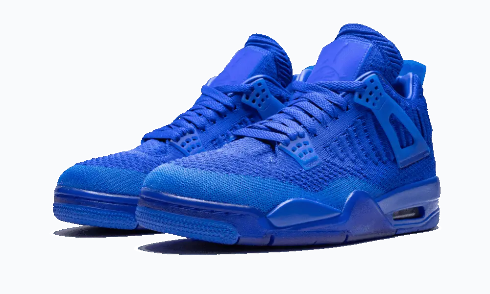 Alternative view of Giày Nike Air Jordan 4 Flyknit 'Hyper Royal' AQ3559-400