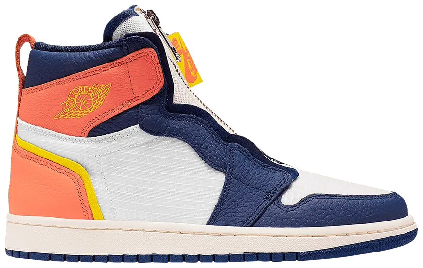 Giày Nike Air Jordan 1 High Zip 'Blue Void Citron' AQ3742-100