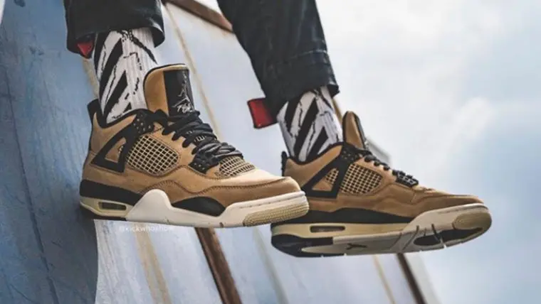 Giày Wmns Air Jordan 4 Retro 'Mushroom' AQ9129-200 - Ảnh 5