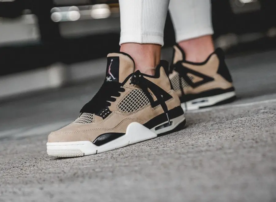 Giày Wmns Air Jordan 4 Retro 'Mushroom' AQ9129-200 - Ảnh 4