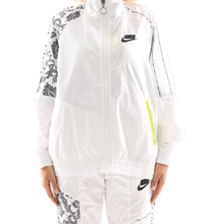 Quần áo Nike NSW Woven Track Jacket New Black White AR3025-100 AR2940-100