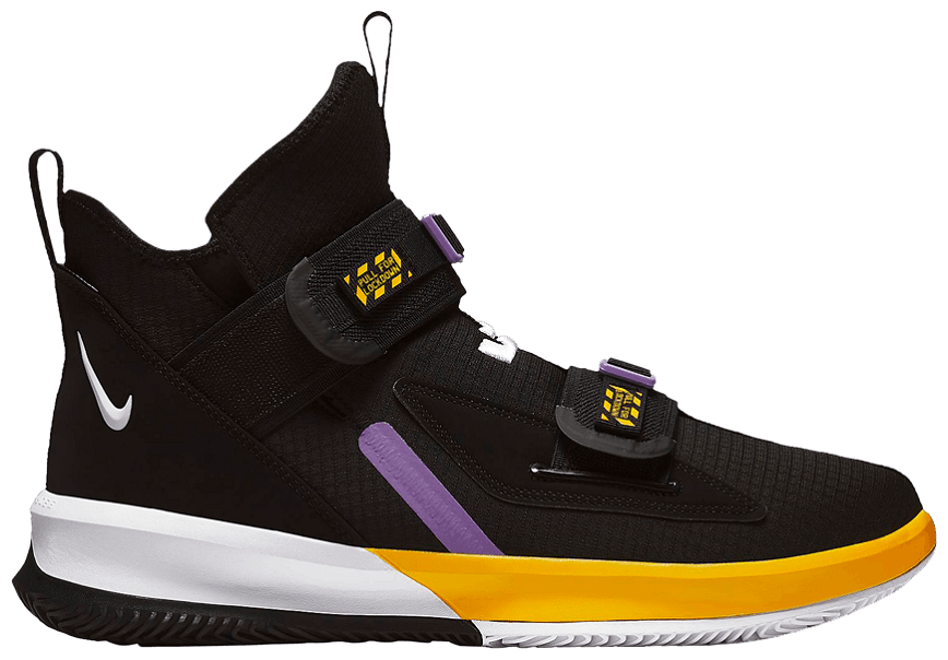 Giày Nike LeBron Soldier 13 'Black Yellow' AR4228-004