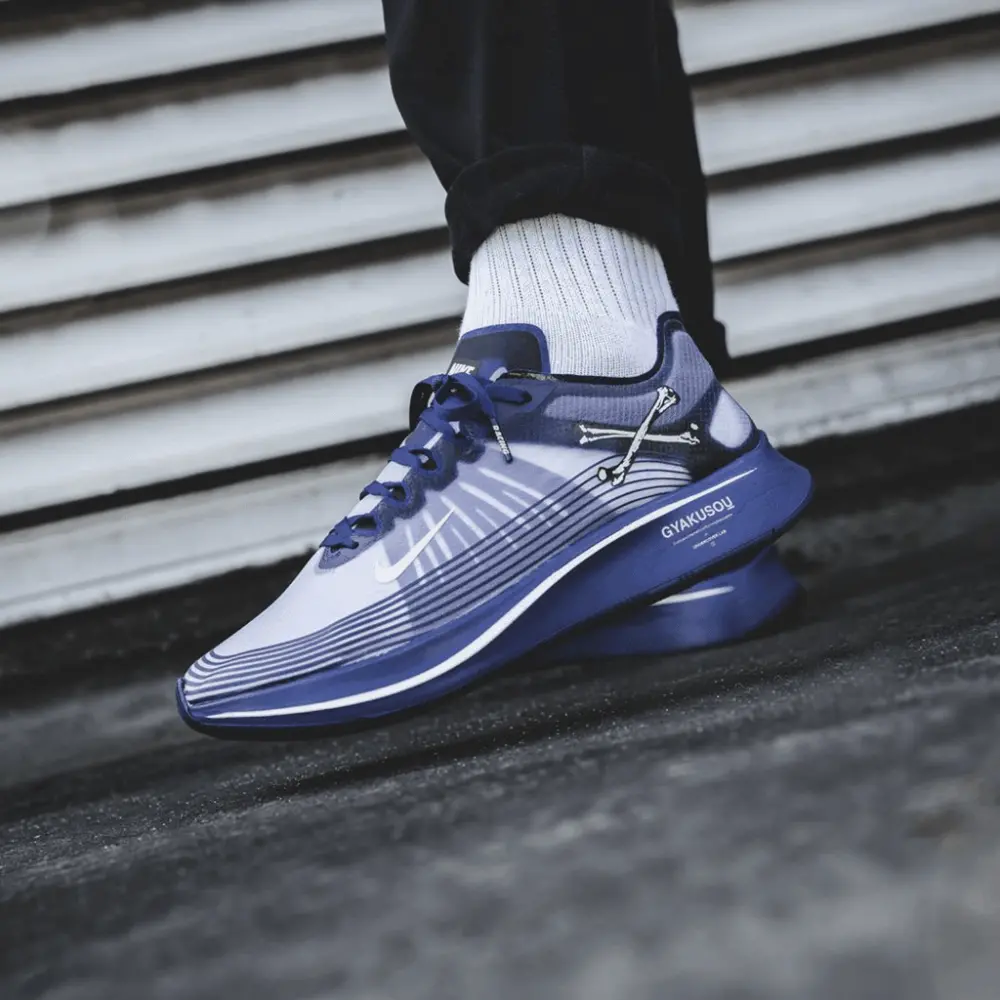 Giày Nike Gyakusou x Zoom Fly SP 'Ink' AR4349-500 - Ảnh 5