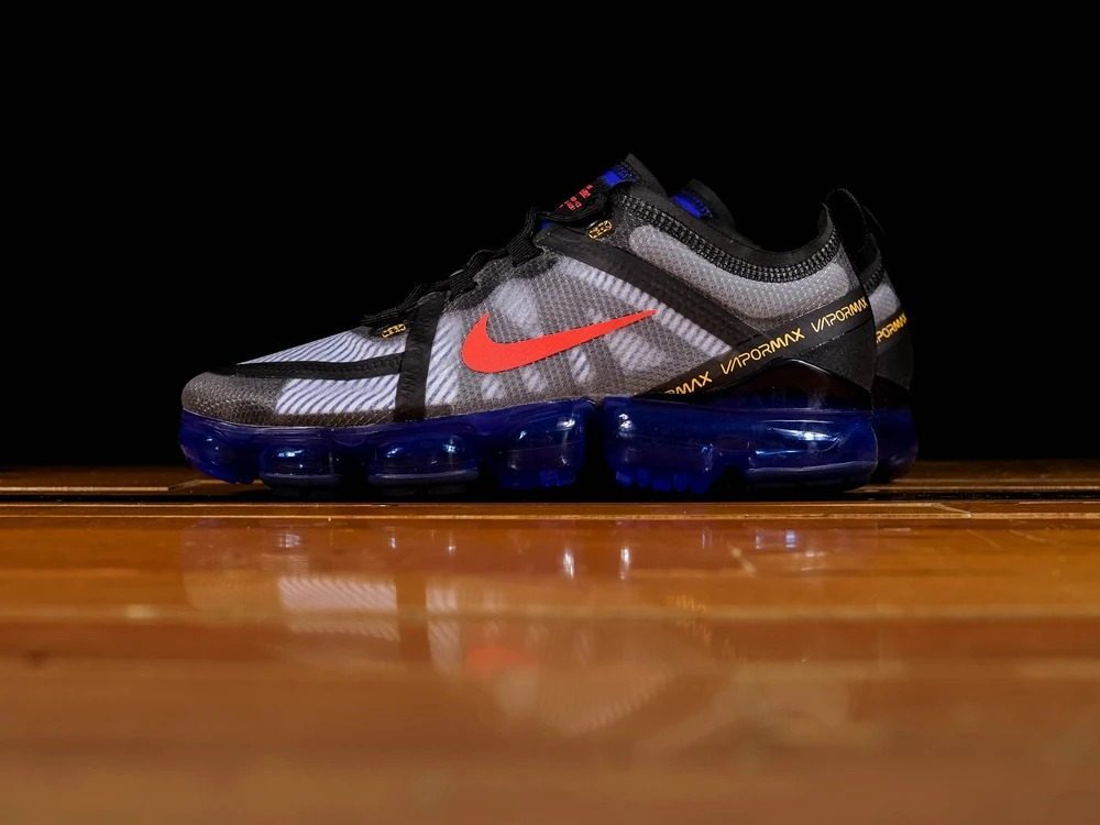 Giày Nike Air VaporMax 2019 'Black Hyper Blue' AR6631-008 - Ảnh 4