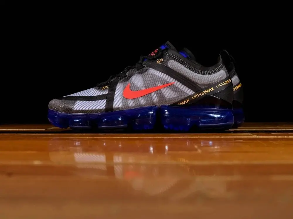 Giày Nike Air VaporMax 2019 'Black Hyper Blue' AR6631-008 - Ảnh 4