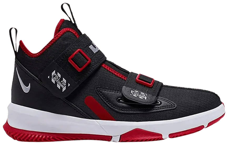 Giày Nike LeBron Soldier 13 GS 'Bred' AR7585-003