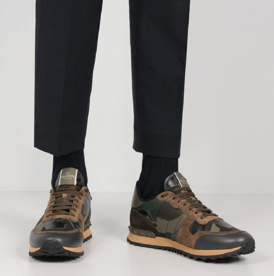 Giày Valentino Garavani Rockrunner Camouflage WY2S0723TCCM55 - Ảnh 2