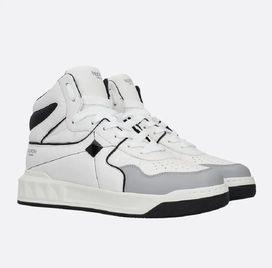 Alternative view of Giày Valentino Garavani One Stud Nappa Mid Top WY2S0E63NWN0N2
