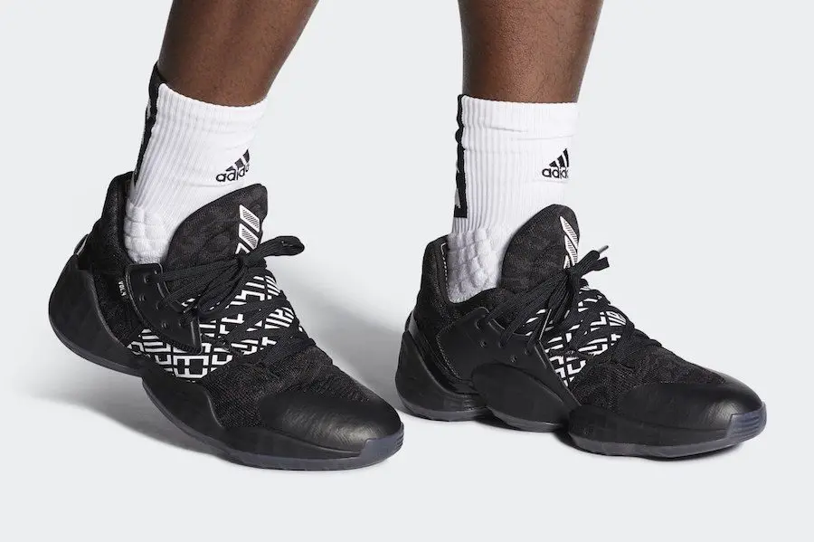 Alternative view of Giày Adidas Harden Vol. 4 'Core Black' EH2410