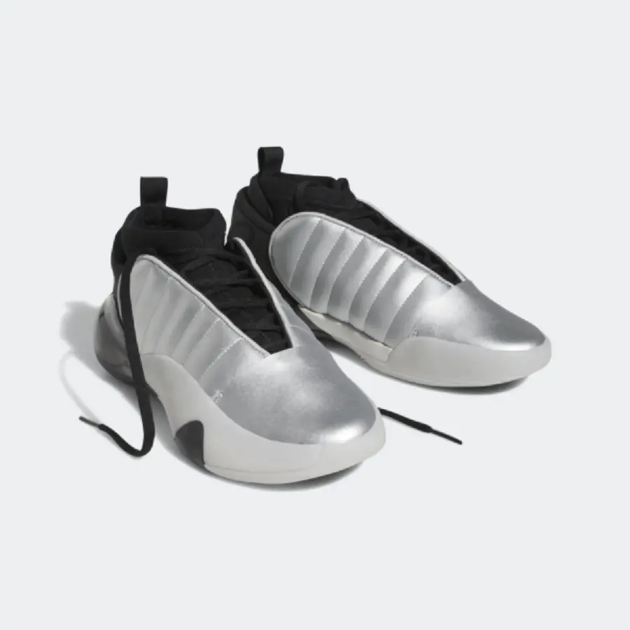 Giày Adidas Harden Vol 7 ‘Silver Metallic’ HQ3424 - Ảnh 3