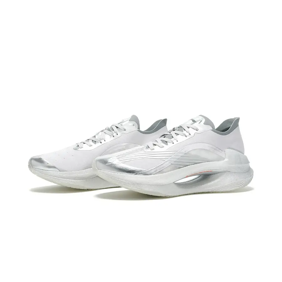 Alternative view of Giày Li Ning Boom Essential Men's Running Shoes Silver ARHQ245-5