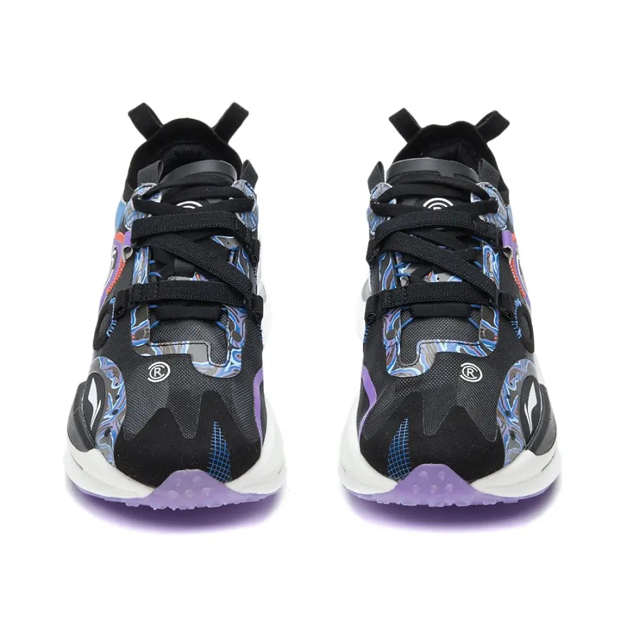 Giày Li Ning Paris Fashion Week 'Black Purple' ARHR087-1 - Ảnh 6