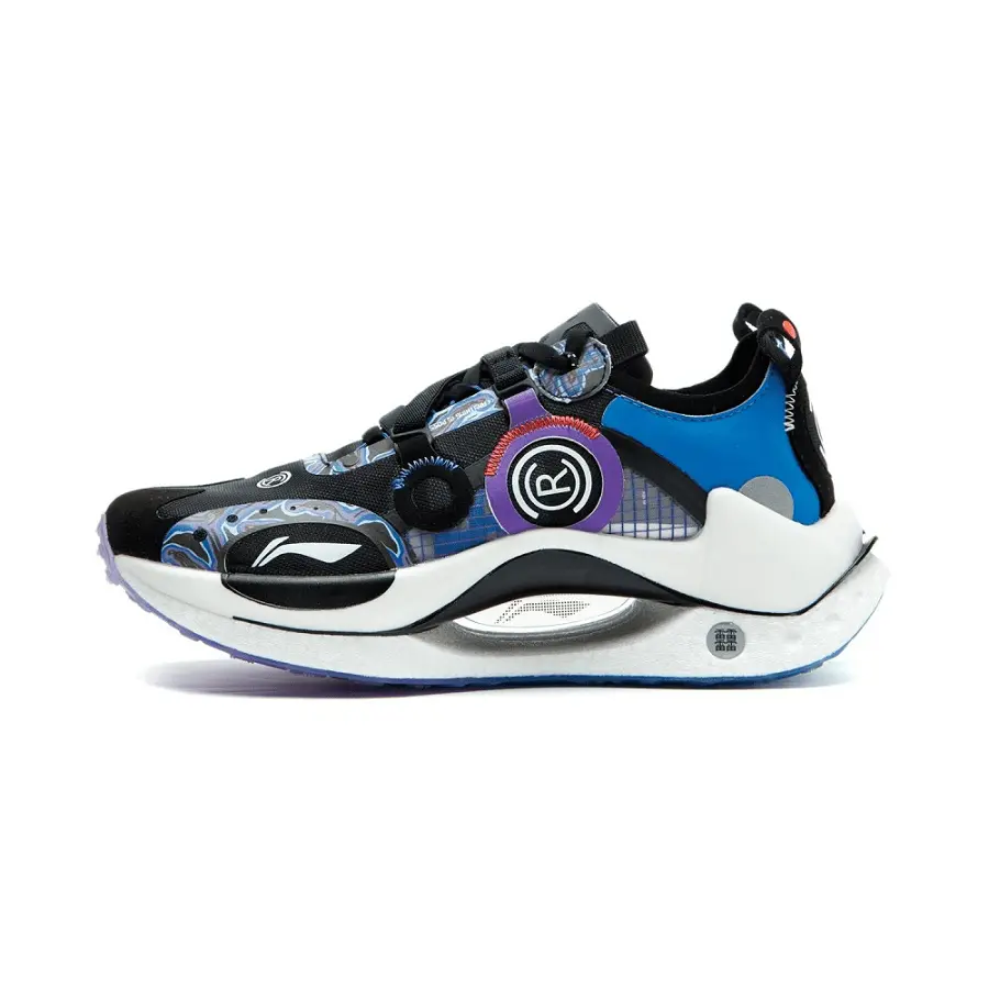 Giày Li Ning Paris Fashion Week 'Black Purple' ARHR087-1 - Ảnh 7