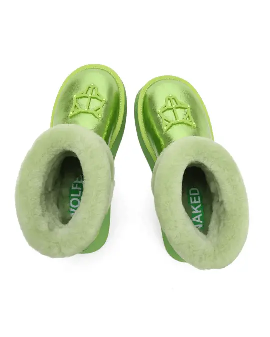 Giày Naked Wolfe Boost ARIEL METALLIC 'LIME' - Ảnh 5