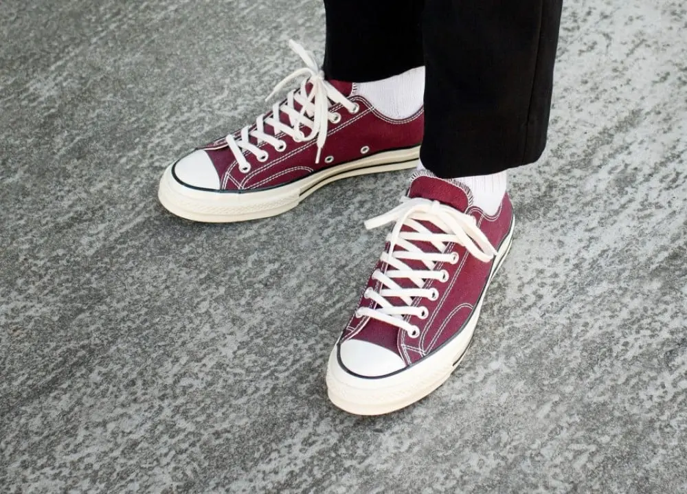 Giày Converse Chuck 70 Ox 'Burgundy' 162059C - Ảnh 4