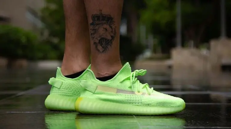 Giày Adidas YEEZY BOOST 350 V2 "Glow in the Dark" EG5293 - Ảnh 7