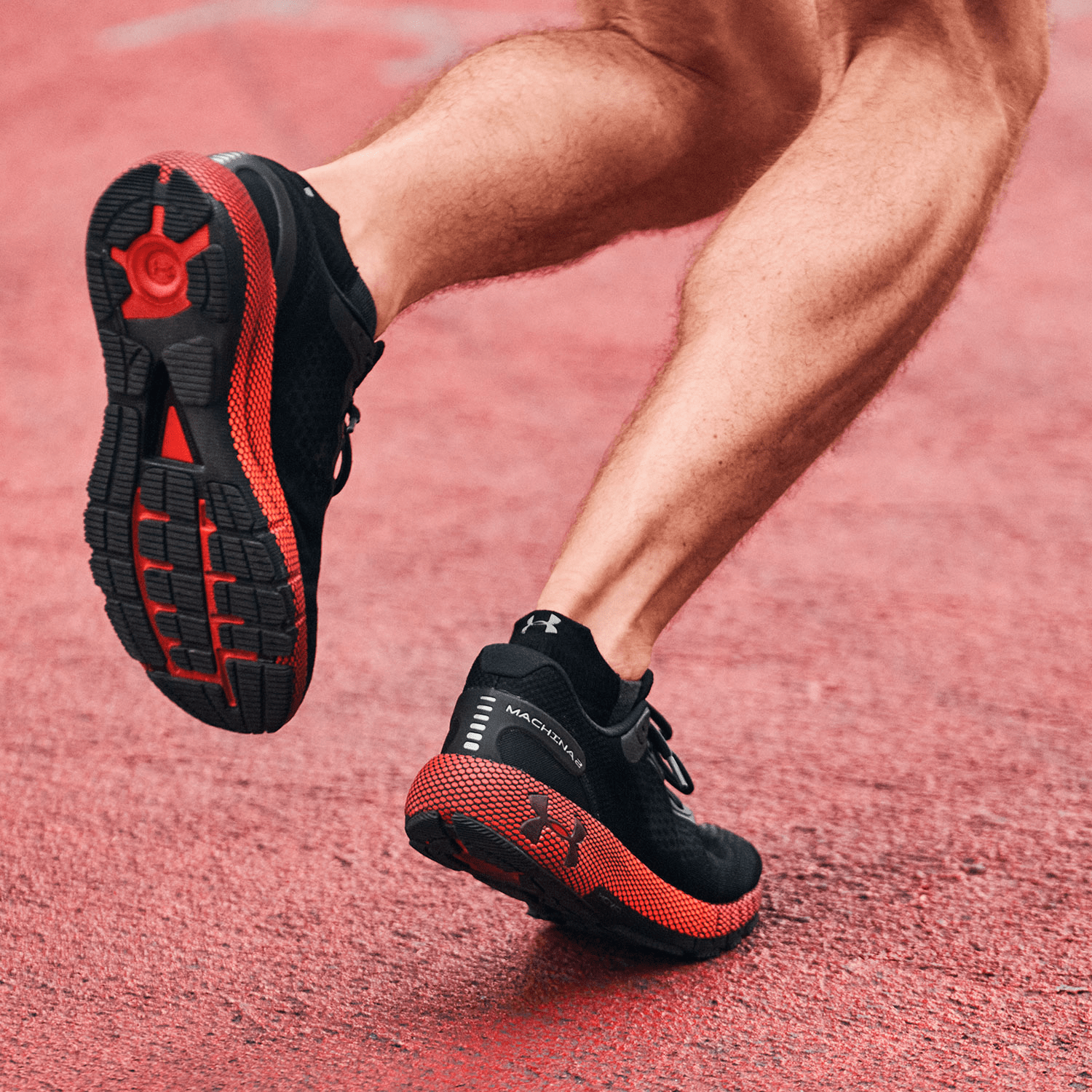 Giày Under Armour HOVR Machina 2 'Colorshift Black Venom Red' 3024740-001 - Ảnh 4