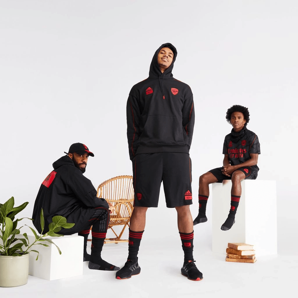 Giày Adidas 424 x Arsenal FC x UltraBoost 21 'Black Scarlet' GV9716 - Ảnh 7