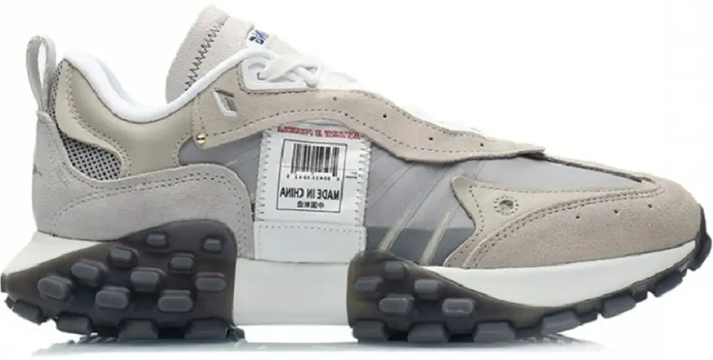Giày Li Ning Fashion Show Men's Fashion Running Shoes Gray ARYR025-2