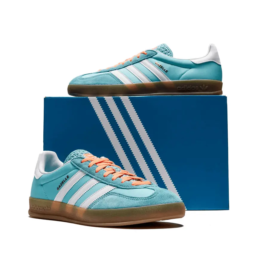 Giày Adidas Gazelle Indoor Shoes 'Preloved Blue' HQ9017 - Ảnh 3