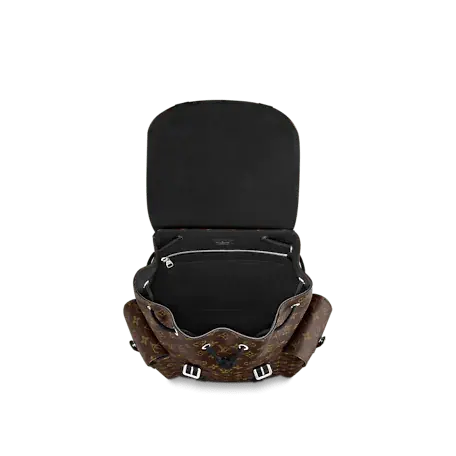 Balo Louis Vuitton Christopher Backpack Monogram Macassar M43735 - Ảnh 3