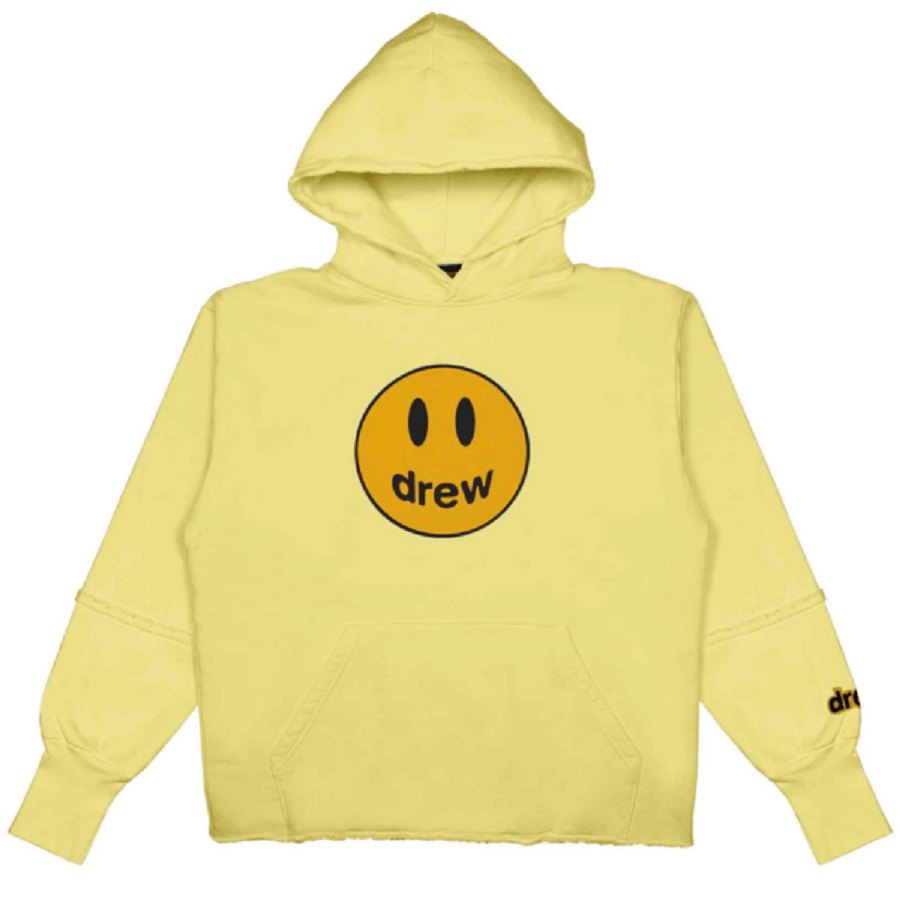 Áo Drew House Deconstructed Mascot Hoodie Light Yellow