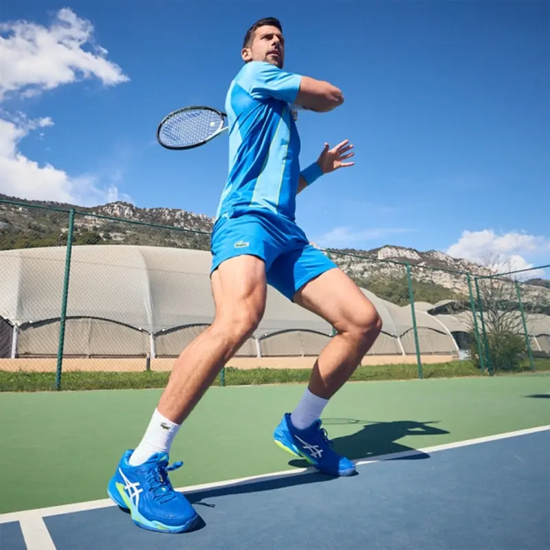 Alternative view of Giày Asics Court FF 3 Novak 'Blue' 1041A363-400